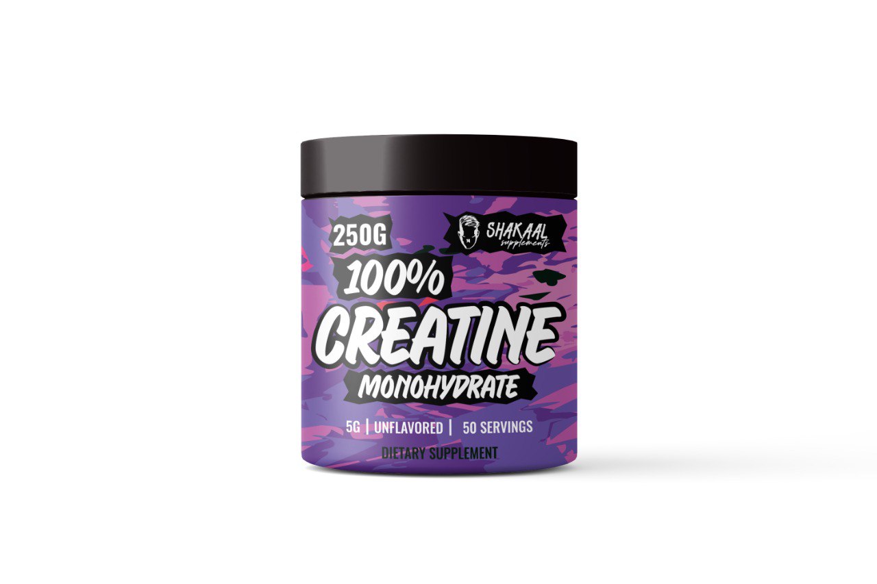 Shakaal Supplements 100% Creatine Monohydrate 250g Unflavored