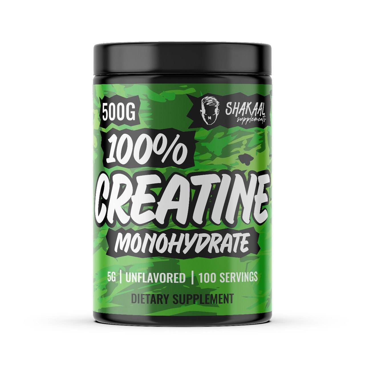 Shakaal Supplements 100% Creatine Monohydrate 500g Unflavored