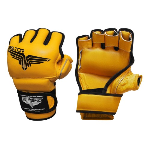 Beltor MMA Gloves Pride M Black-Yellow