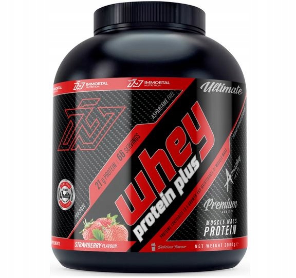 Immortial Nutrition Whey Protein Plus 2000g Strawberry
