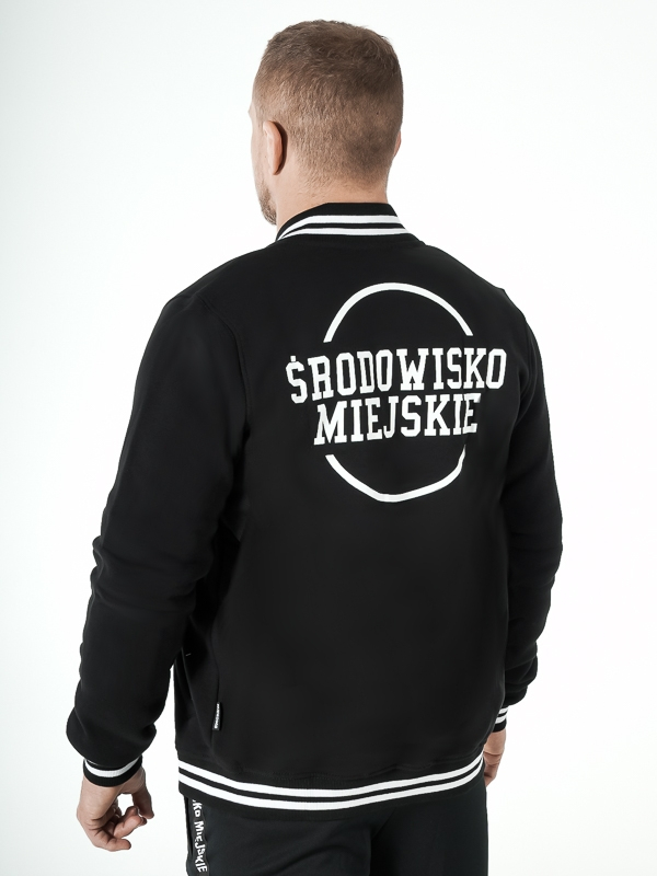 Środowisko Miejskie Classic Baseball Sweatshirt - Zwart/Wit L - Afbeelding 2