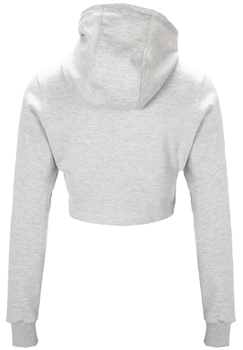 Gorilla Wear Pixley Crop Top Hoodie Gray S - Afbeelding 4