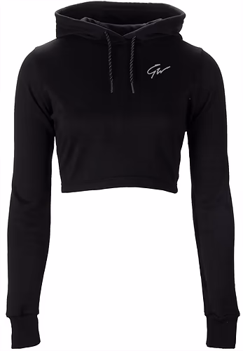 Gorilla Wear Pixley Crop Top Hoodie Black S - Afbeelding 3