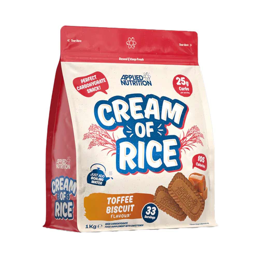 Applied Nutrition Cream of Rice 1kg Toffee Biscuit