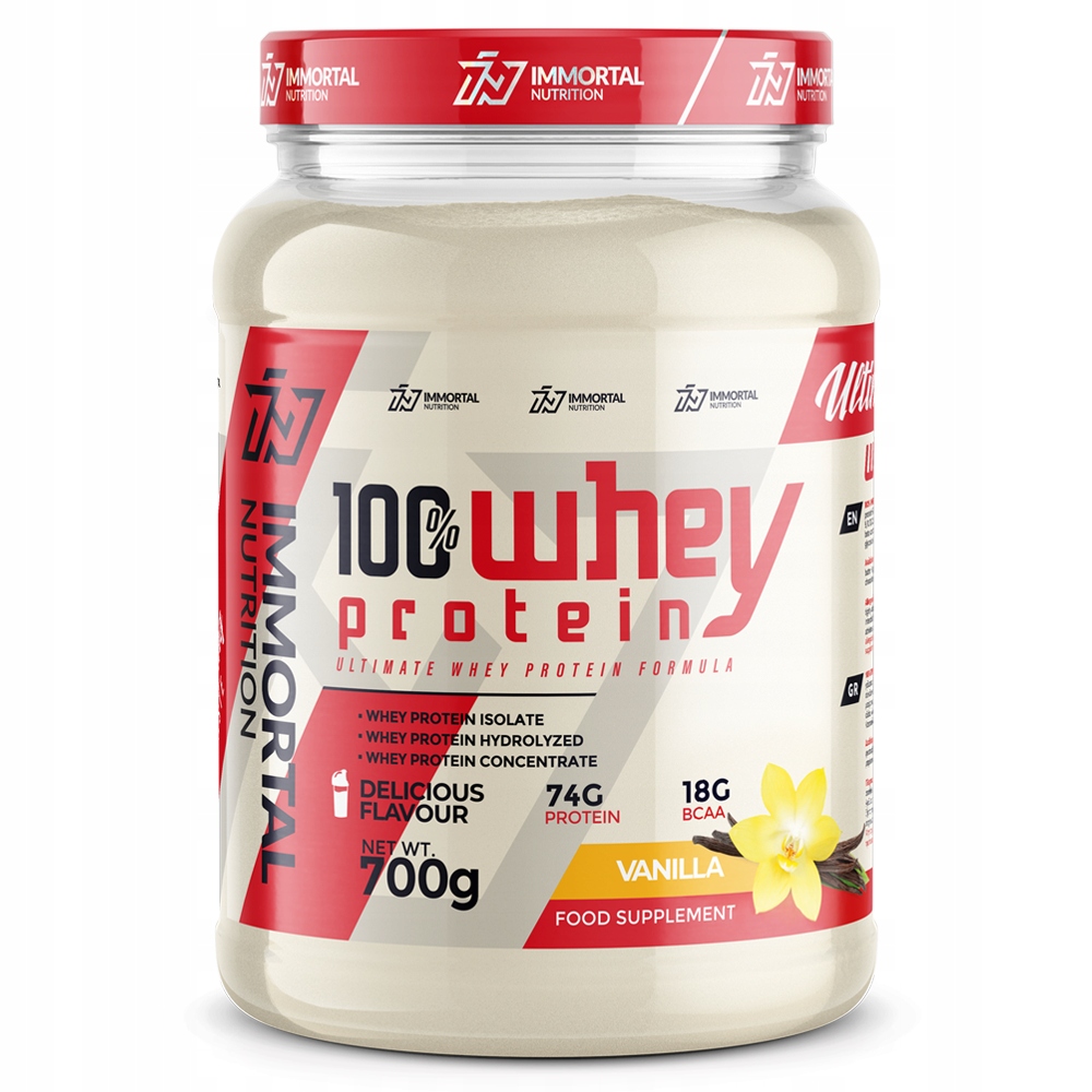 Immortal Nutrition 100% Whey Protein 700g Vanilla