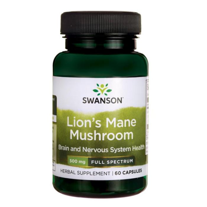 SWANSON Lion's Mane Mushroom 500mg - 60caps