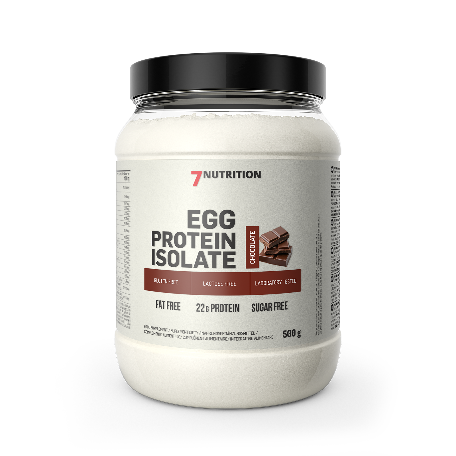 7Nutrition EGG Protein Isolate 500g Chocolate