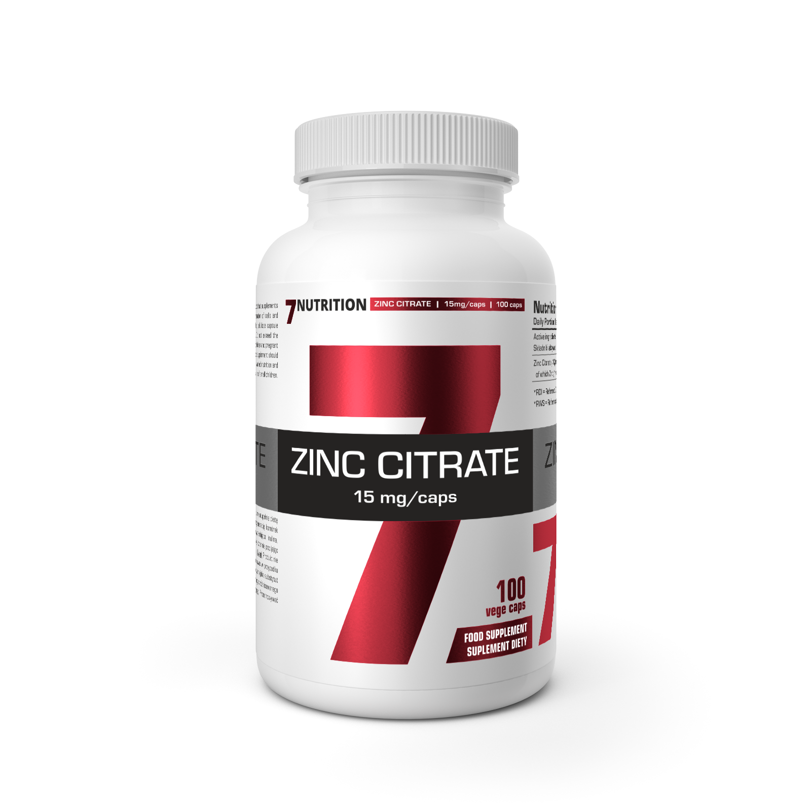 7Nutrition - Zinc Citrate 100caps